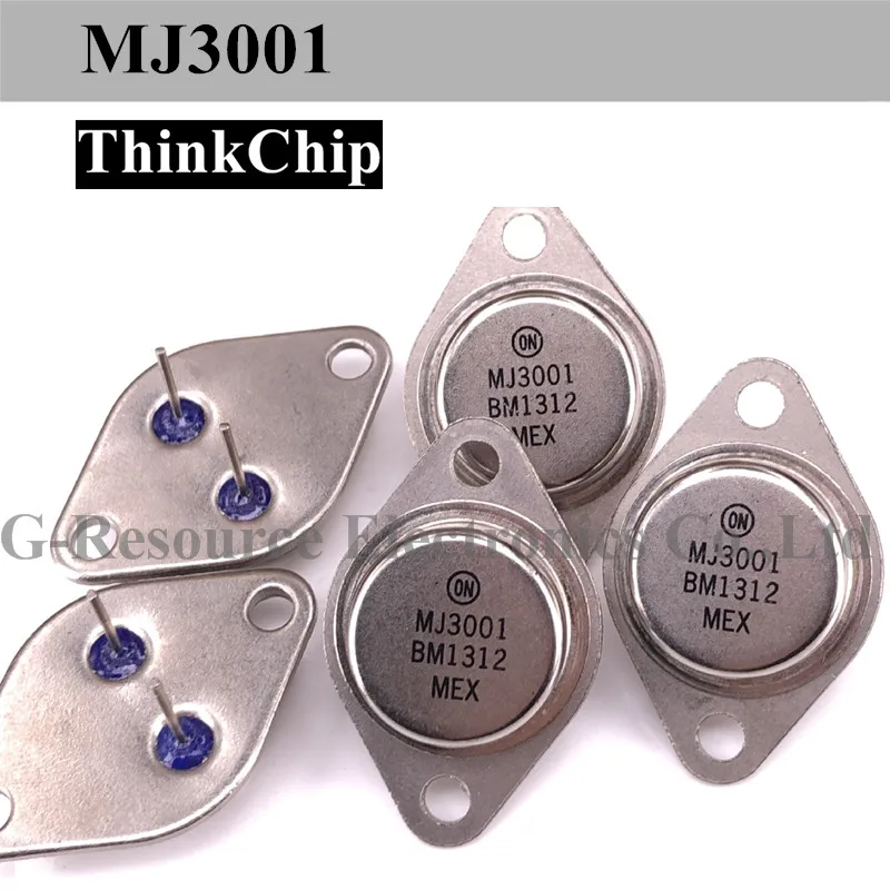 

Силовые транзисторы MJ3001 TO-3 Silicon NPN 3001, 10 шт.