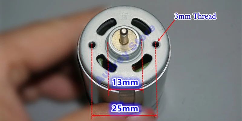 Dechang 550 высокоскоростной мотор 5V 9v12v насилия мотор 27000 об/мин