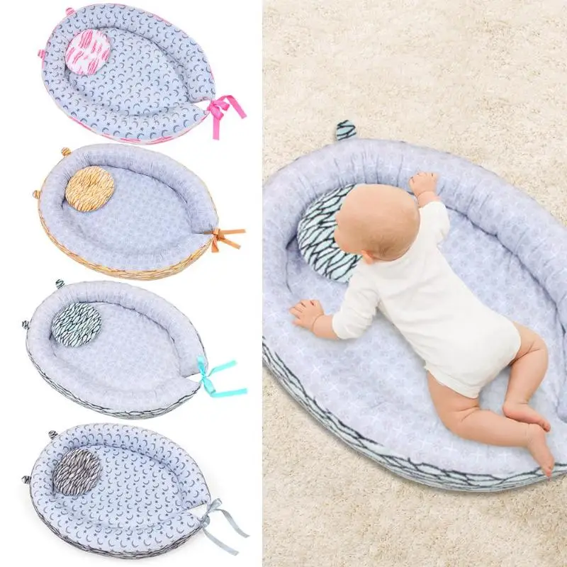 Удобная детская кроватка для сна, антиопрокидывающая Колыбель для малышей, модное гнездо для сна, домашние детские аксессуары для отдыха