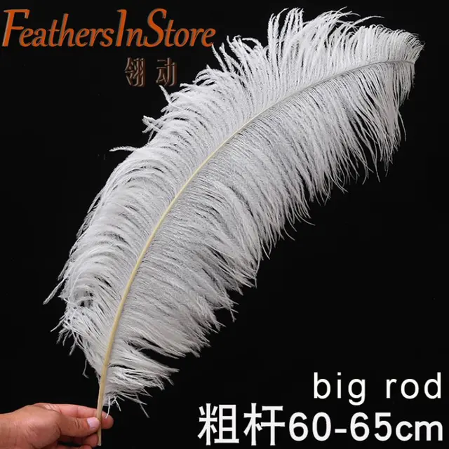 SHOWGIRL OSTRICH WING PLUME 50-55CM SELECT YOUR COLOURS SECOND GRADE 10 ONLY 