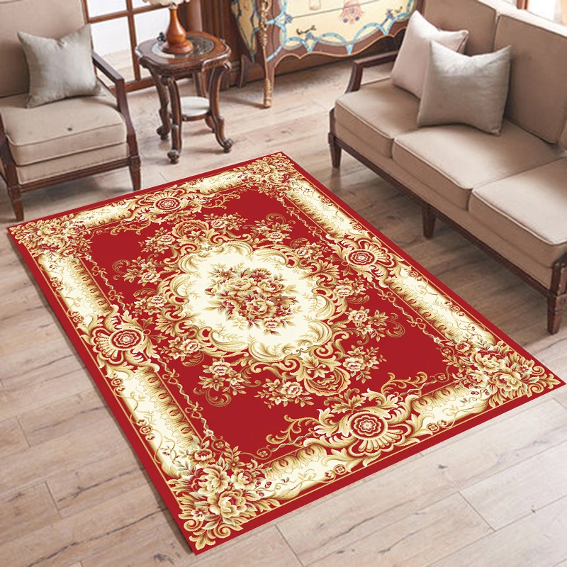 3D печать Европейский гостиная чайный коврик цветной спальни Таблица образец