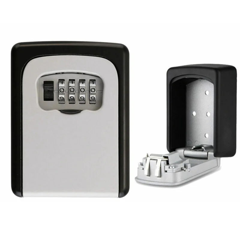 Storage Outdoor lock box Safe Organizer Accessories 4 digit Combination