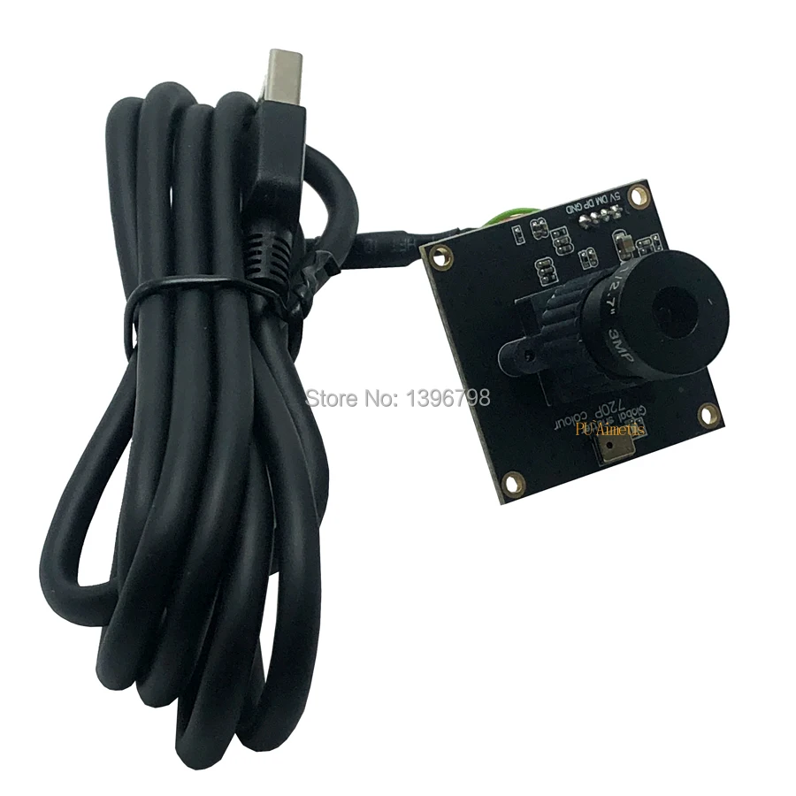 120FPS MJPEG USB модуль камеры цветной Центральный затвор высокоскоростной OTG UVC Linux USB 720P Мини cctv камера Аудио Поддержка/3MP 6 мм