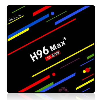 Olsentech H96 MAX Plus ТВ коробка Android 9,0 4 Гб ram 64 Гб Rockchip RK3328 H.265 4K Youtube Netflix Google Play Smart tv H96MAX - Цвет: 4G 64GB