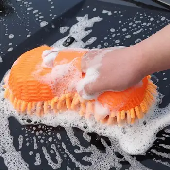 

Soft Water Absorption Car Vehicle Washing Sponge Pad Brush Glove Cleaning Tool Multifunction