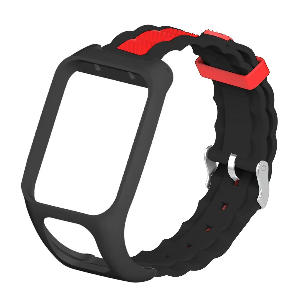 Для Tomtom Runner3 для Tomtom Adventurer три бусины волна Двухцветный силиконовый ремешок Профессиональный Гладкий минималистичный дизайн - Цвет ремешка: 3