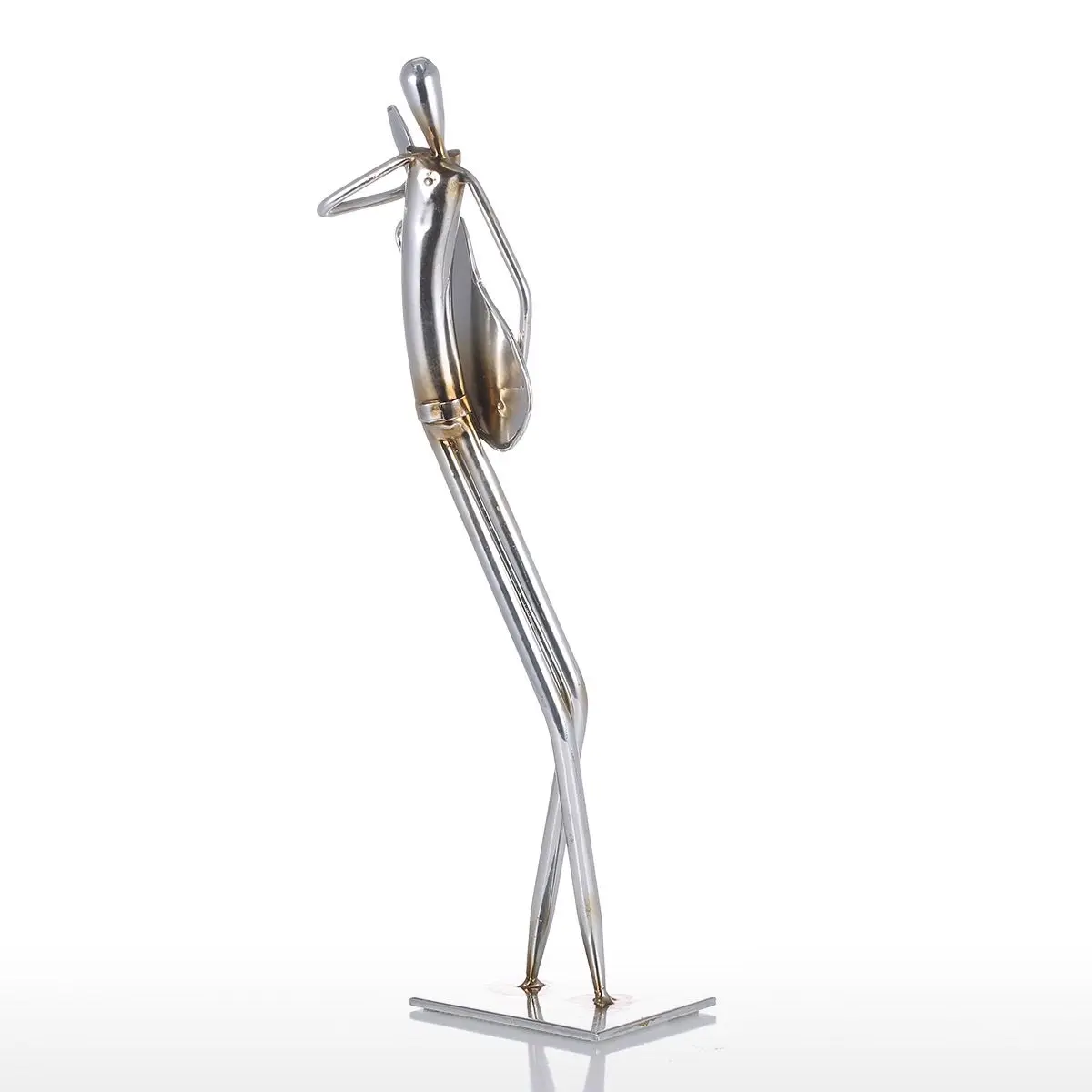 

Metal Sculpture Orchestra Trumpet Iron Sculpture Abstract Sculpture Modern Sculpture Band Instrument Home Ornament Gift