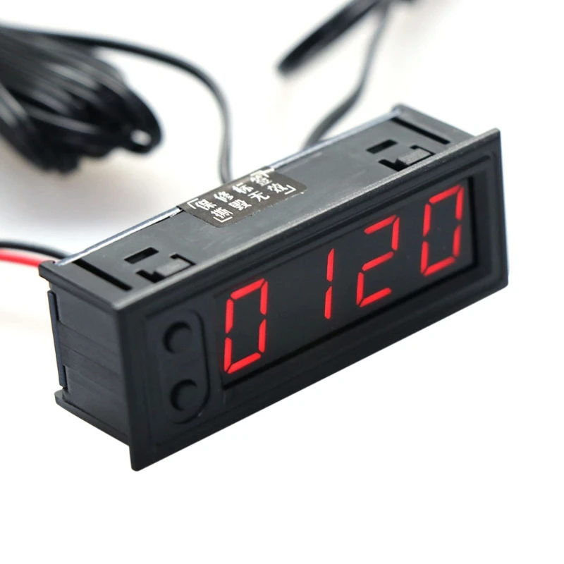 DIY Многофункциональные часы автомобиля температура батарея Напряжение монитор вольтметр DC 12 В 94 шт