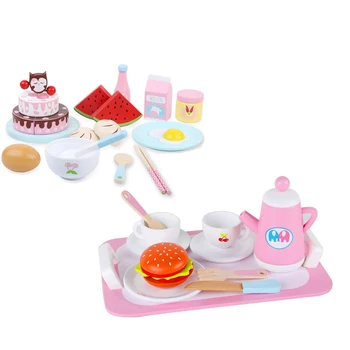 

2020 NEW Wooden Forks Spoons Set Pretend Play Playest Kitchen Developmental Toy