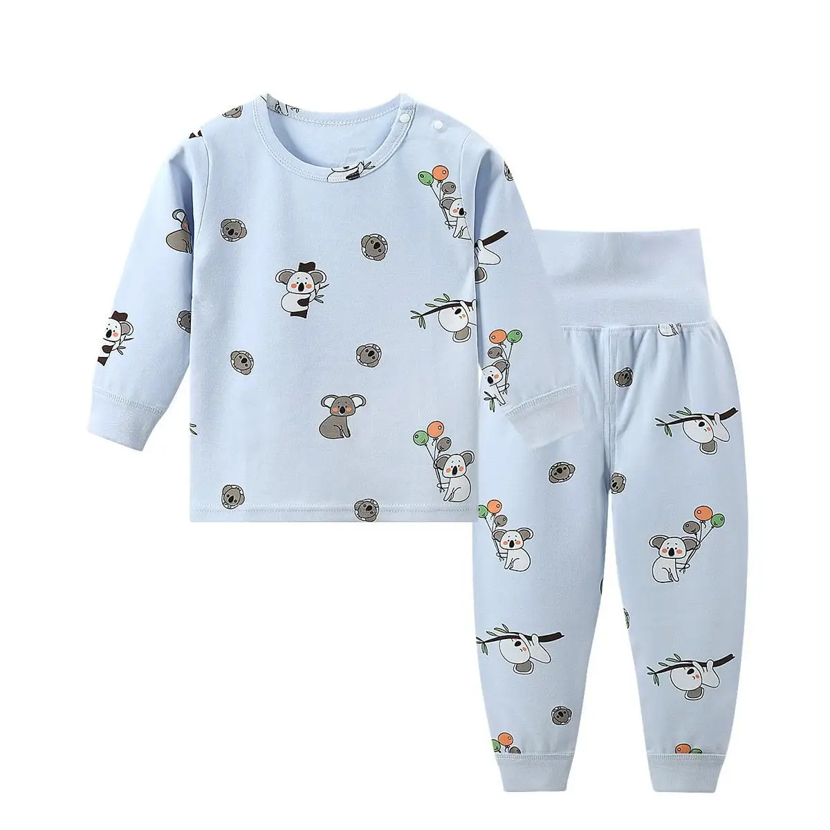 6 9 12 18 Month Baby Boutiique Suit Baby Girl Clothes Winter Casual 2 Piece Set Pure Cotton Children Pajamas Baby Girl Outfits vintage Baby Clothing Set Baby Clothing Set