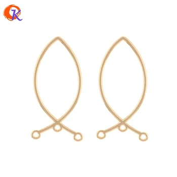 

Cordial Design 100Pcs 20*42MM Jewelry Accessories/Earring Connectors/Oval Shape/Zinc Alloy/DIY Parts/Hand Made/Earring Findings