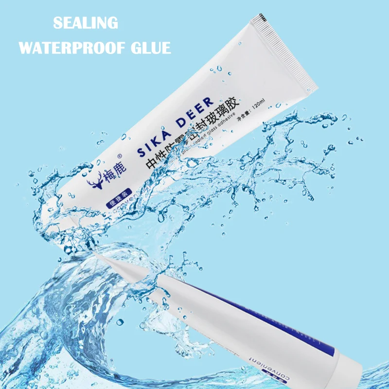 

Glass Seal Glue Sealant Strong Adhesive Waterproof Quick Drying for Home Tile LKS99