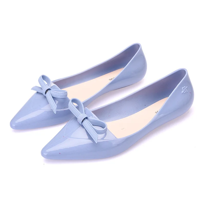 Синий Melissa/обувь; коллекция года; однотонные женские сандалии на плоской подошве; Брендовая обувь Melissa Adulto для женщин; прозрачные сандалии; женская прозрачная обувь; Mulher; размеры 36-40 - Цвет: Синий
