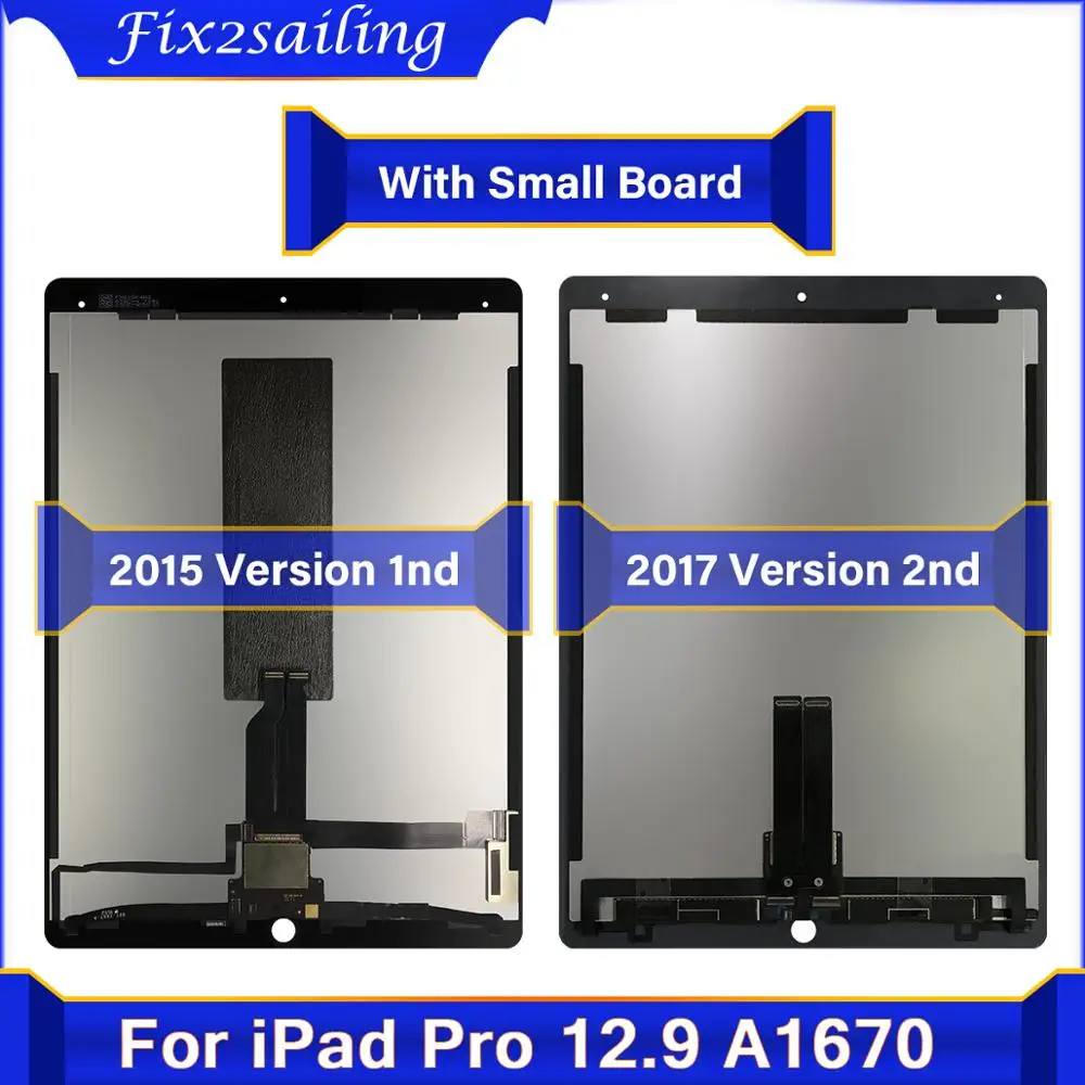 Дисплей AAA + для iPad Pro 12 9 дюйма A1652 A1584 ЖК-дисплей A1670 A1671 фотопанель с небольшой