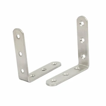 

Home Angle Bracket Shelf Bracket L Shaped 15PCS Stainless Steel 80*80*20mm