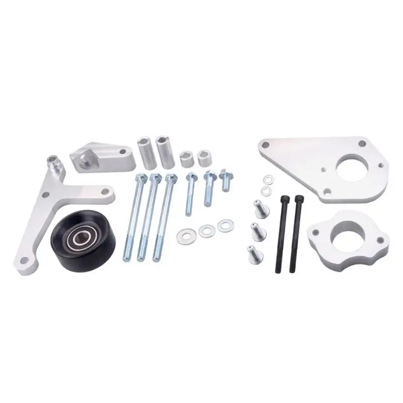 

LSX LS1 LS6 Bracket Kit for LS Truck Low Mount High-quality Portable Delicate Safety Alternator Power Steering Pump