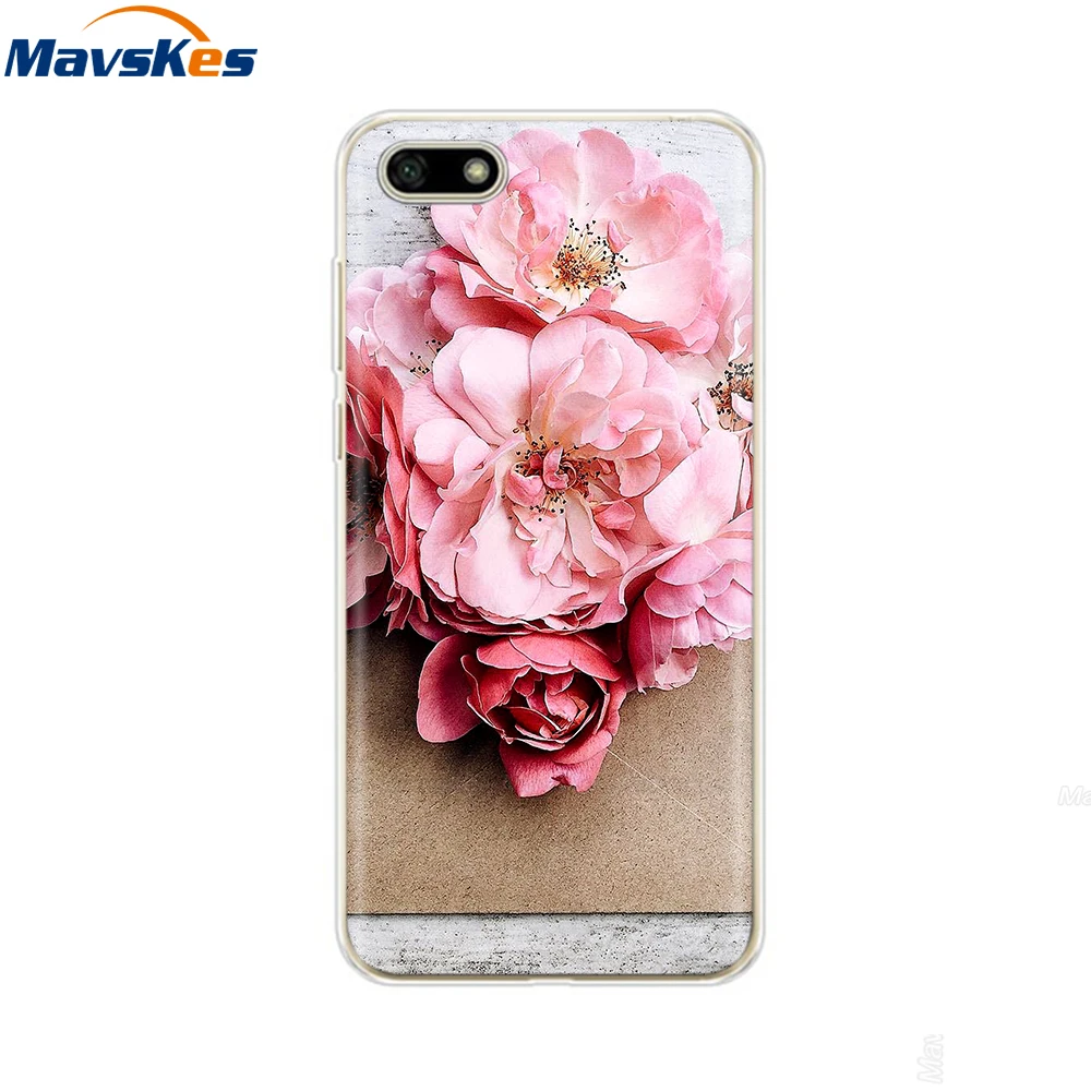 32 Huawei Honor 7A силиконовая Мягкая ТПУ задняя крышка для Funda huawei Honor7A чехол 5,4" Русская версия DUA-L22 защитный бампер для телефона - Цвет: 32