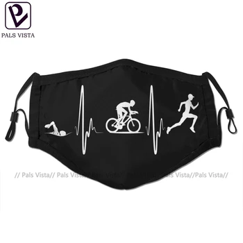 

Ironman Triathlon Mouth Face Mask Triathlon Facial Mask Nice Adult with Filters Kawai Mask