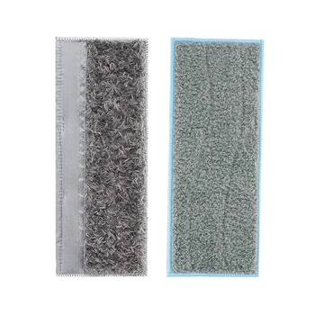 

2Pcs Wet Pads & Dry Pads Washable and Reusable Mopping Pads for IRobot Braava Jet M6 (6110) Robot Mop