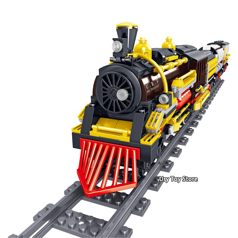 Qunlong 0313 Technic серия поезд батарея электродвигатель мини фигурки развивающие строительные блоки игрушки для детей