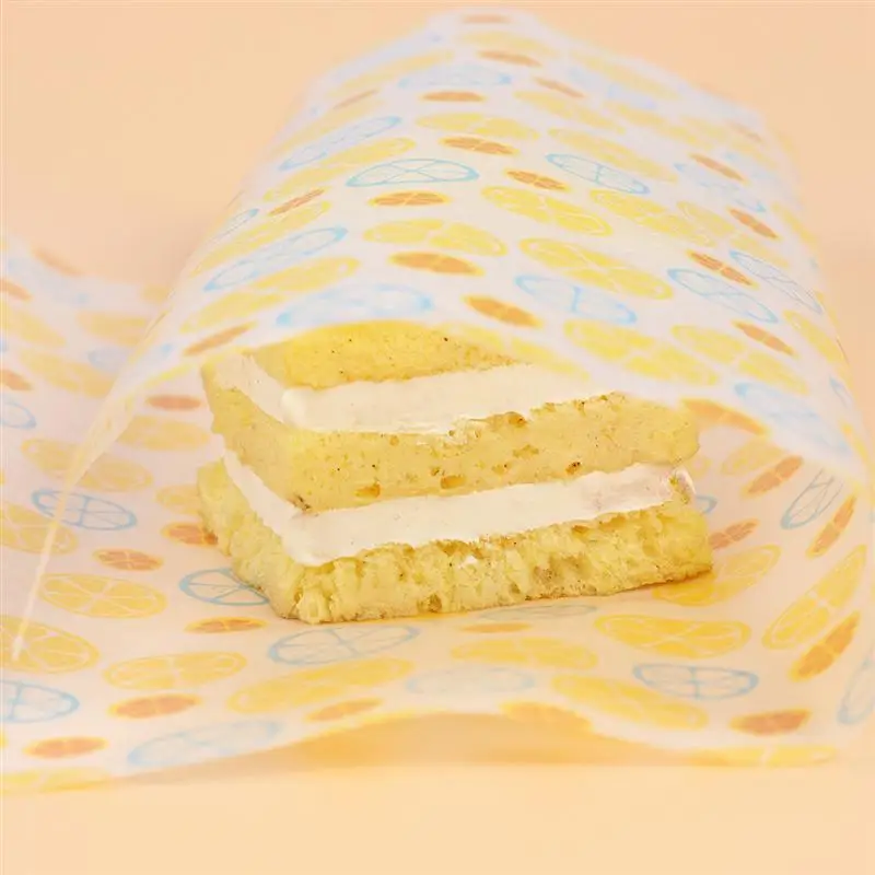 100 PCS Nougat Sugar Paper Baking Dessert Candy Oil-Proof Paper for Party Birthday
