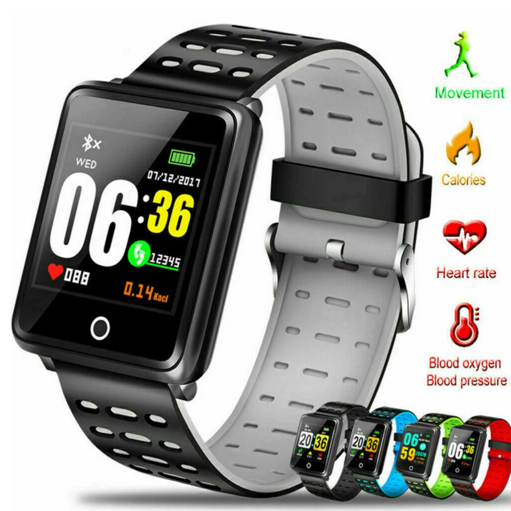 F3 Smartwatch IP68 Водонепроницаемый умный Браслет Мониторинг Артериального Давления