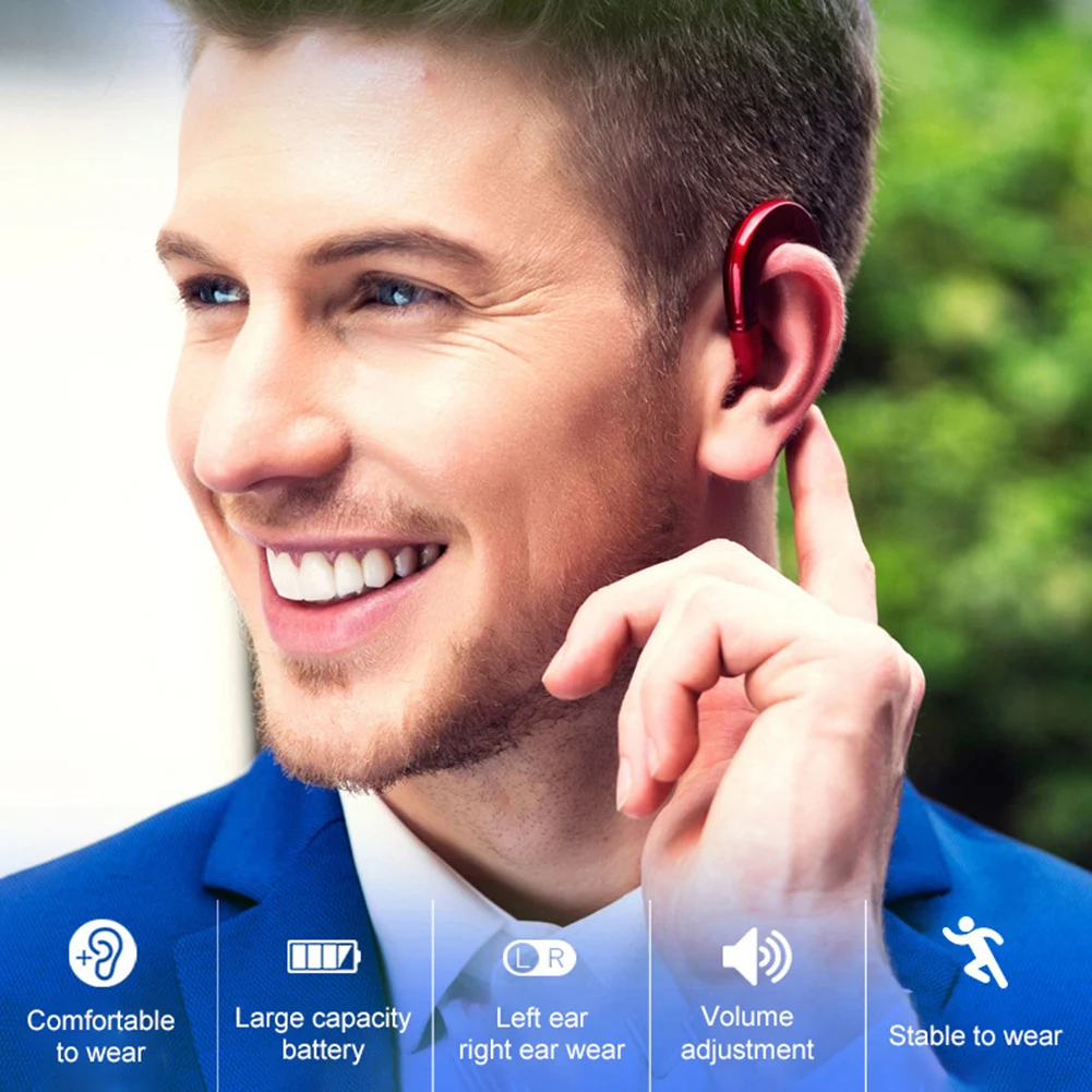 Новое поступление костной проводимости наушники беспроводные Bluetooth 4,2 Спортивная стерео гарнитура для ноутбука планшет для xiaomi для iphone 7 8 X