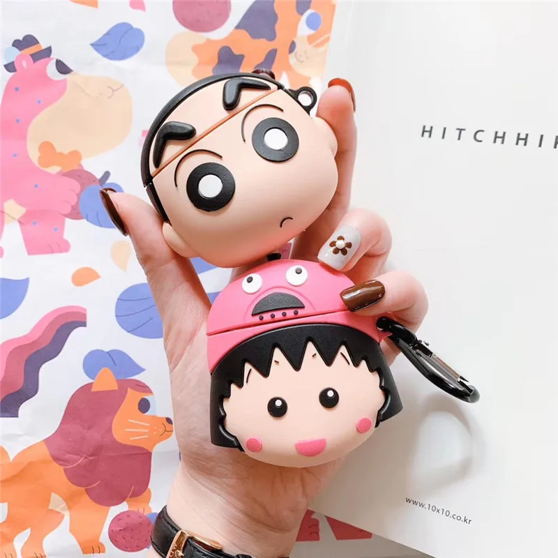 

Earphone Case For Airpods Case Silicone Cute Peach Fruit Strawberry Cover For Apple Air pods 2 Earpods Accessories Earbuds Case