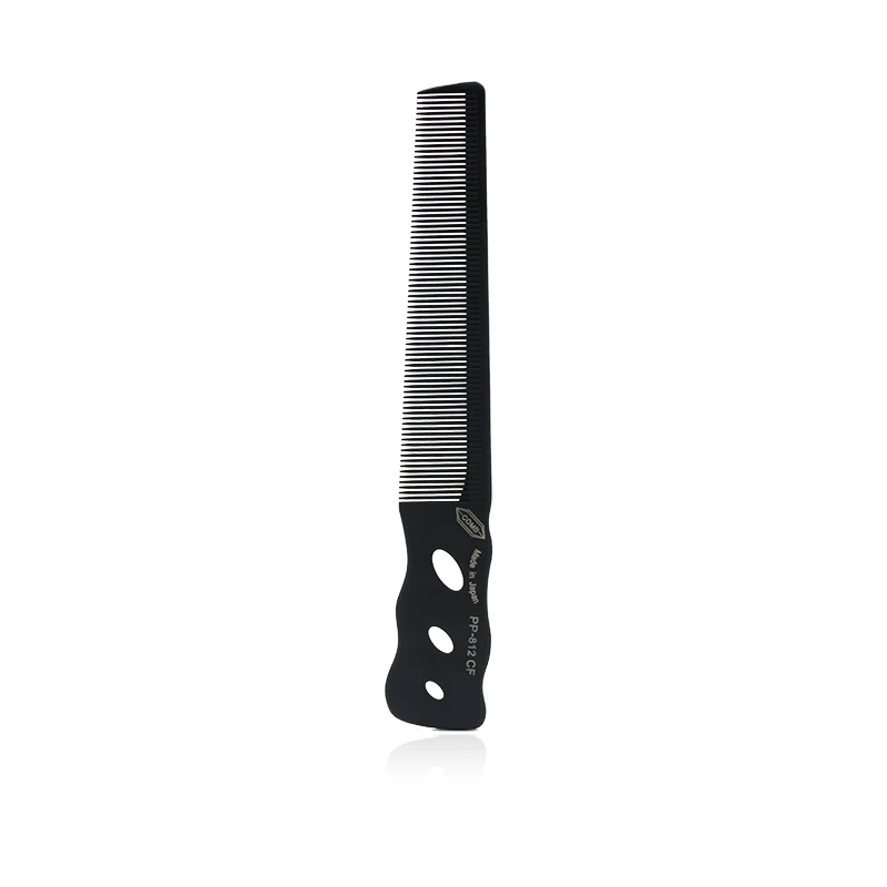 PP-812 11 стилей, профессиональная углеродная расческа, парикмахерская расческа для стрижки волос, черный цвет, Антистатическая Расческа для парикмахерских - Цвет: PP-812