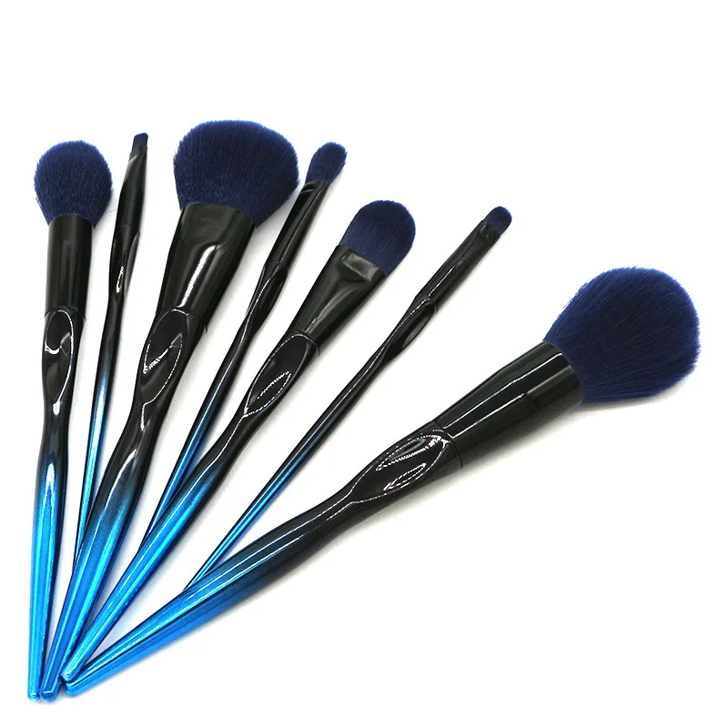 7pcs Makeup Brushes Set Professional Eyes Makeup Beauty Tools kit Brushes Soft Fiber Gradient Handle Makeup Brush