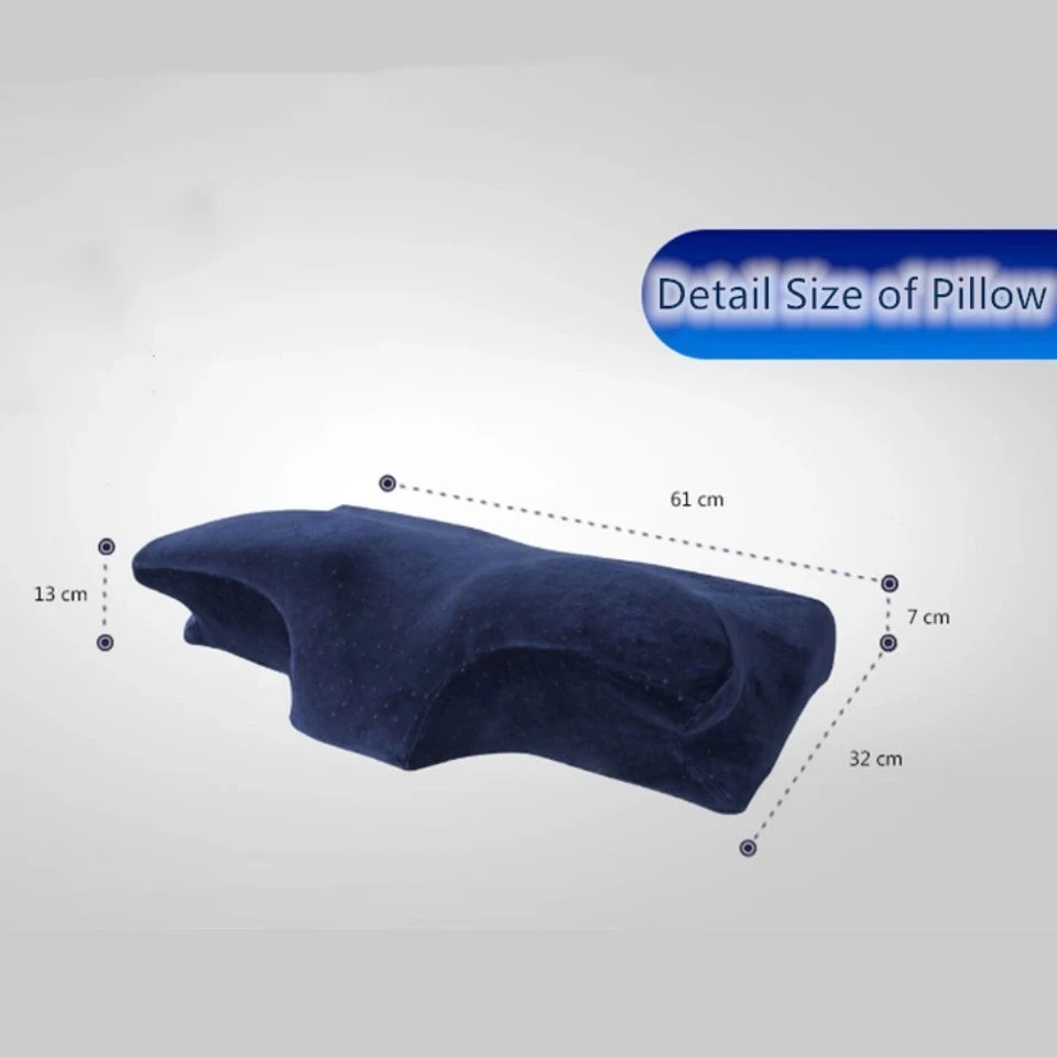 Ортопедическая подушка из пены с эффектом памяти для кровати Comvex, Большая мягкая Ортопедическая подушка для сна, защитная подушка для здоровья в форме рога