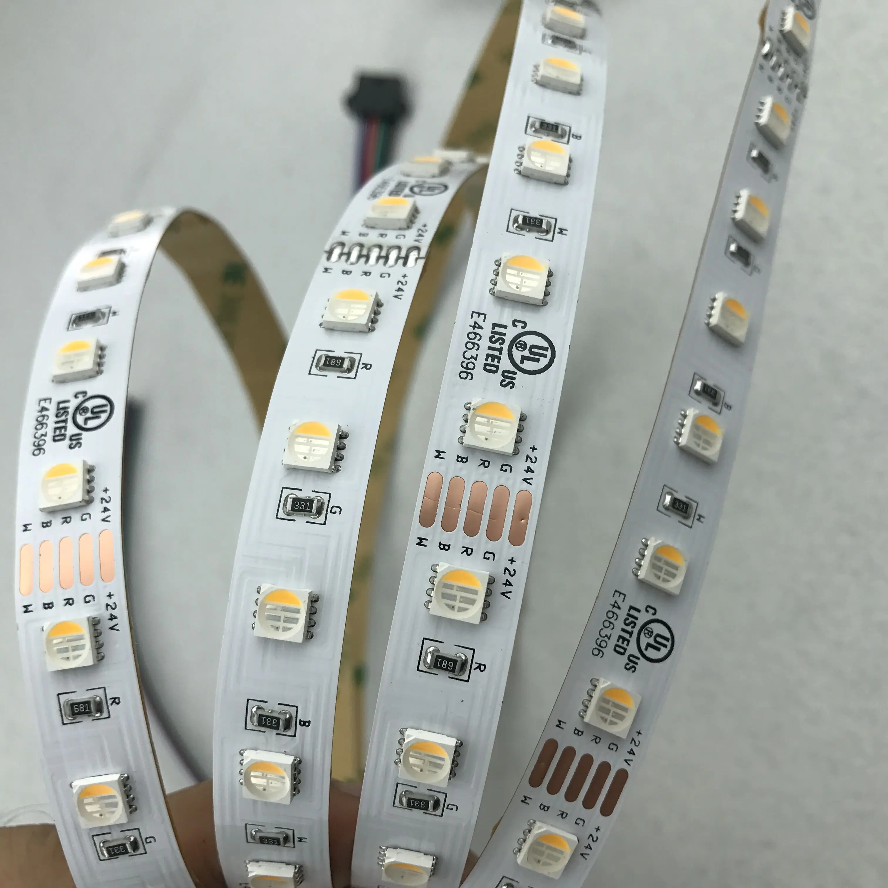 Новая Светодиодная лента 5050 SMD 4 в 1 RGBW (теплый белый) Вход 24 В постоянного тока