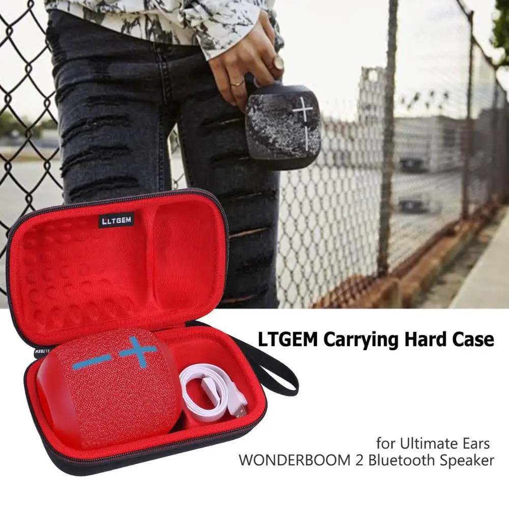 LTGEM Водонепроницаемый EVA Жесткий Чехол для UItimate Ears WONDERBOOM 2 Bluetooth динамик