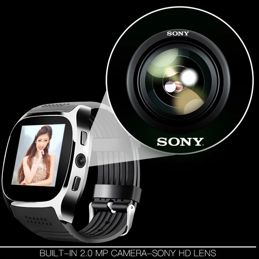 Водонепроницаемые умные часы с камерой Спортивные часы с поддержкой SIM-карт и TF-карт Педометр Вызов Умные часы для мужчин и женщин PK Q18 DZ09 on. 299085_no-logo_299085-1-10