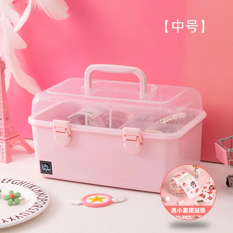 Multi-layer Hairpin Storage Box Cute Girls Jewellery Box Children's Hair  Accessories Storage Box Toy Storage Box 악세사리 보관함