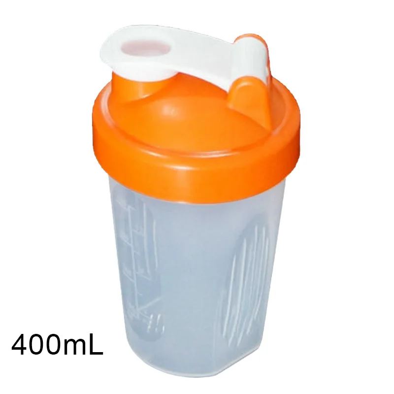 Недавно 400/600ml протеин порошок чаша для смешивания запаянный герметичный встряхните бутылку с перемешивающий шарик BFE88 - Цвет: 400mL