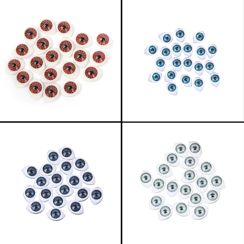 20Pcs Plastic Doll Safety Eyes For Animal Toy Puppet Making DIY Craft Accessories