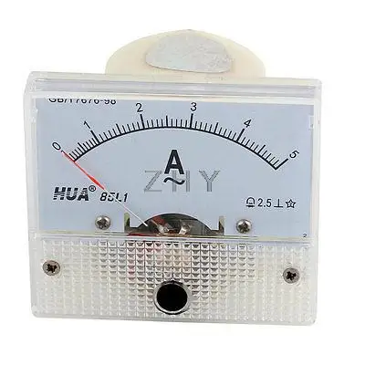 

0-5A Sqaure Fine Tuning Dial Panel Ampere Meter Amperemeter