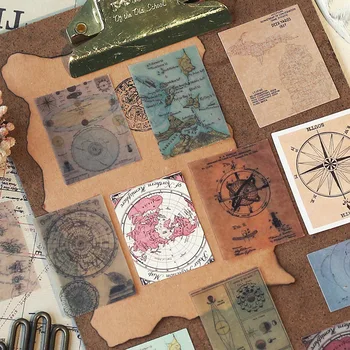 

30pcs Vintage Material Paper Pack Cute Planner Kawaii Journaling Paper Stationary Supplies DIY Craft Background Paper Decorative