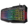 KROM Teclado gaming  Kyra membrana, ES layout, anti-ghosting N-19, función WASD, RGB Rainbow con 9 efectos, USB ► Foto 1/6