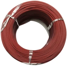 30 метров двухжильный медный провод UL2468 2pin 18AWG красный черный кабель Влагостойкий ПВХ огнестойкий параллельные линии