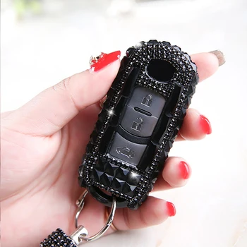 

Fashion Diamond Car Remote Key Case Cover For Mazda 2 3 6 Axela Atenza CX-5 CX5 CX-7 CX-9 2014 2015 2016 2017 Smart Accessories