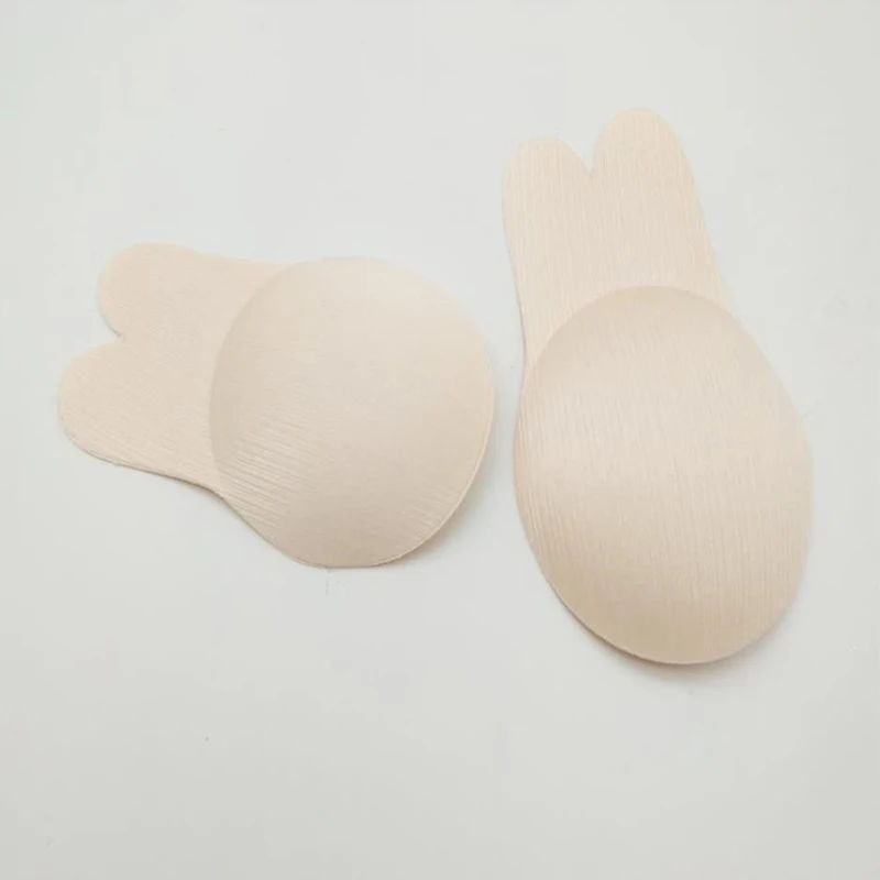Rabbit Bra Breast Lift Tape Women's Strapless Invisible Bra Backless Self-Adhesive Push Up Silicone Sticky Bras Nipple Covers