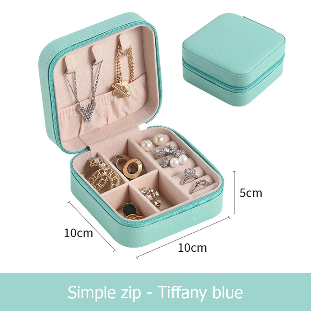 Small Portable Jewelry Travel Organizer Case Ear Stud Earring Storage Box Jian 