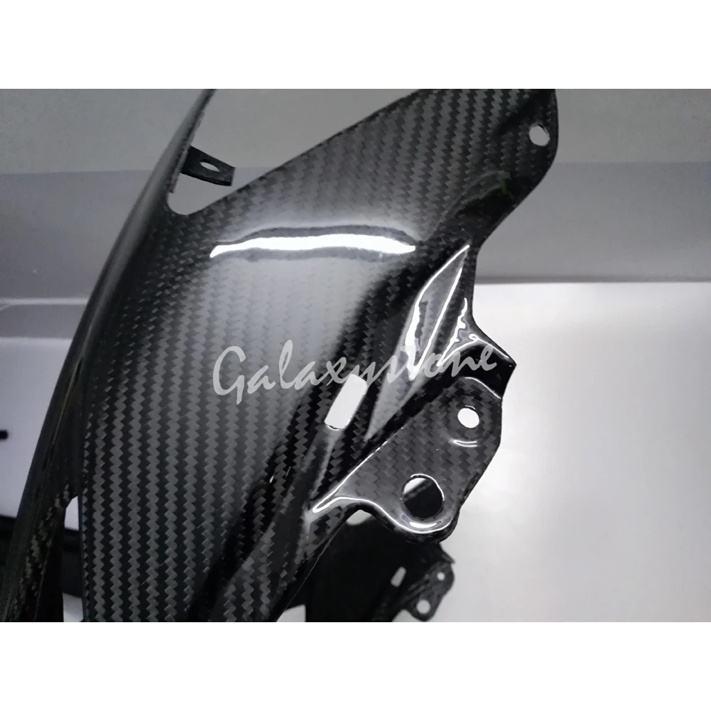 Предварительно прег углеродного волокна для KAWASAKI Ninja400 нос Передняя обтекатель Крышка