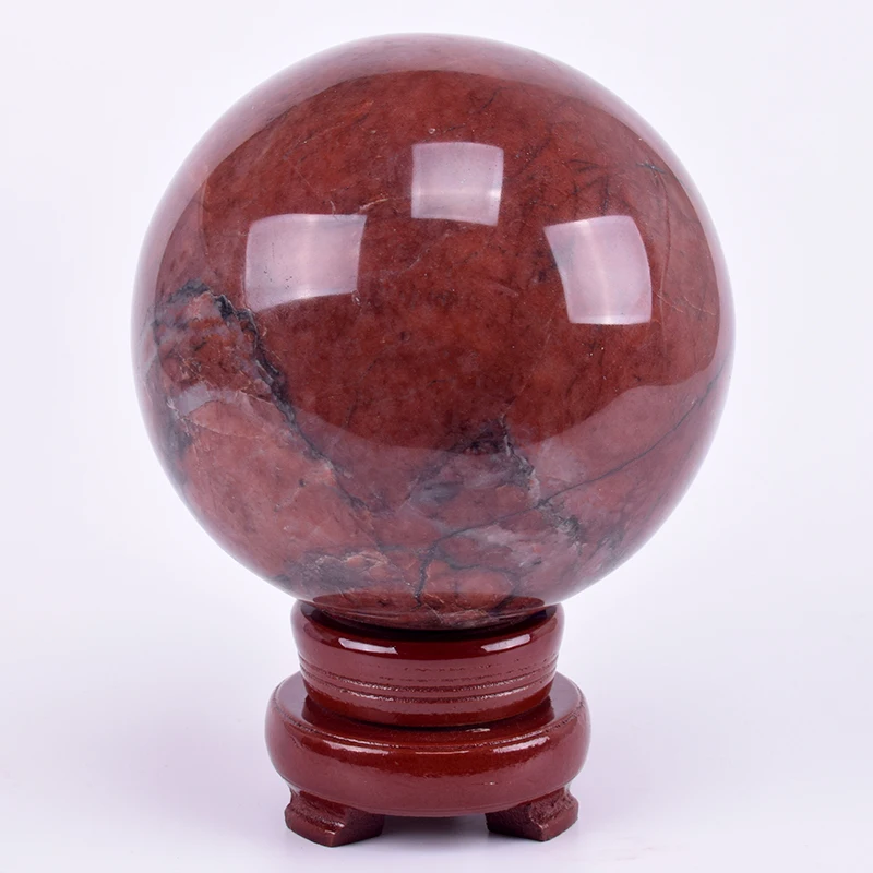 

Natural Rhodochrosite Ball Healing Crystal Balls Realistic Statue Christmas Gift or Home Desktop Decor&Art Collection