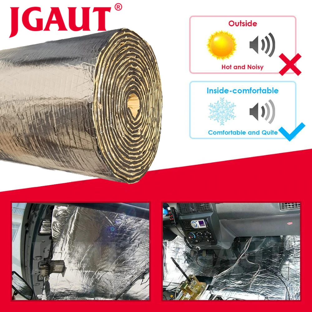 JGAUT aislante para puerta de coche, protector de insonorizado, a prueba humedad, antiruido|Algodón de aislamiento térmico y acústico| - AliExpress