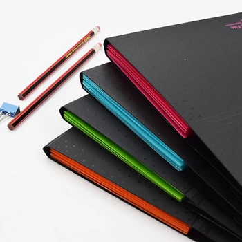 

A4 Paper Waterproof Folder Office Document Briefcase Storage Bag Index Clip Card Clip Fastener