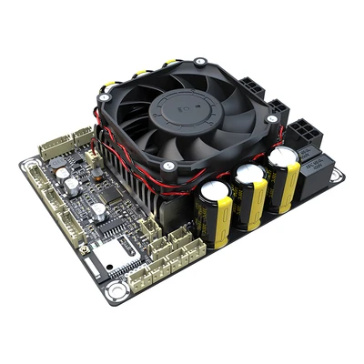 4x100W Bluetooth power amplifier board 5.0 with ADAU1701 DSP support 4.0/2.1/2.0 max 200W 
