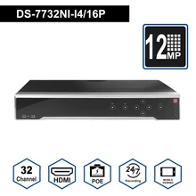 Hik DS-7732NI-I4/16 P видеорегистраторы 32 канала сигнализации NVR с 4 SATA и 16 POE HDMI до 4K ANR 16-камера DVR